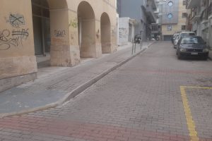 Αποκατάσταση πεζοδρόμων Χαλκίδας μετά την έντονη κακοκαιρία «Θάλεια» του Δήμου Χαλκιδέων